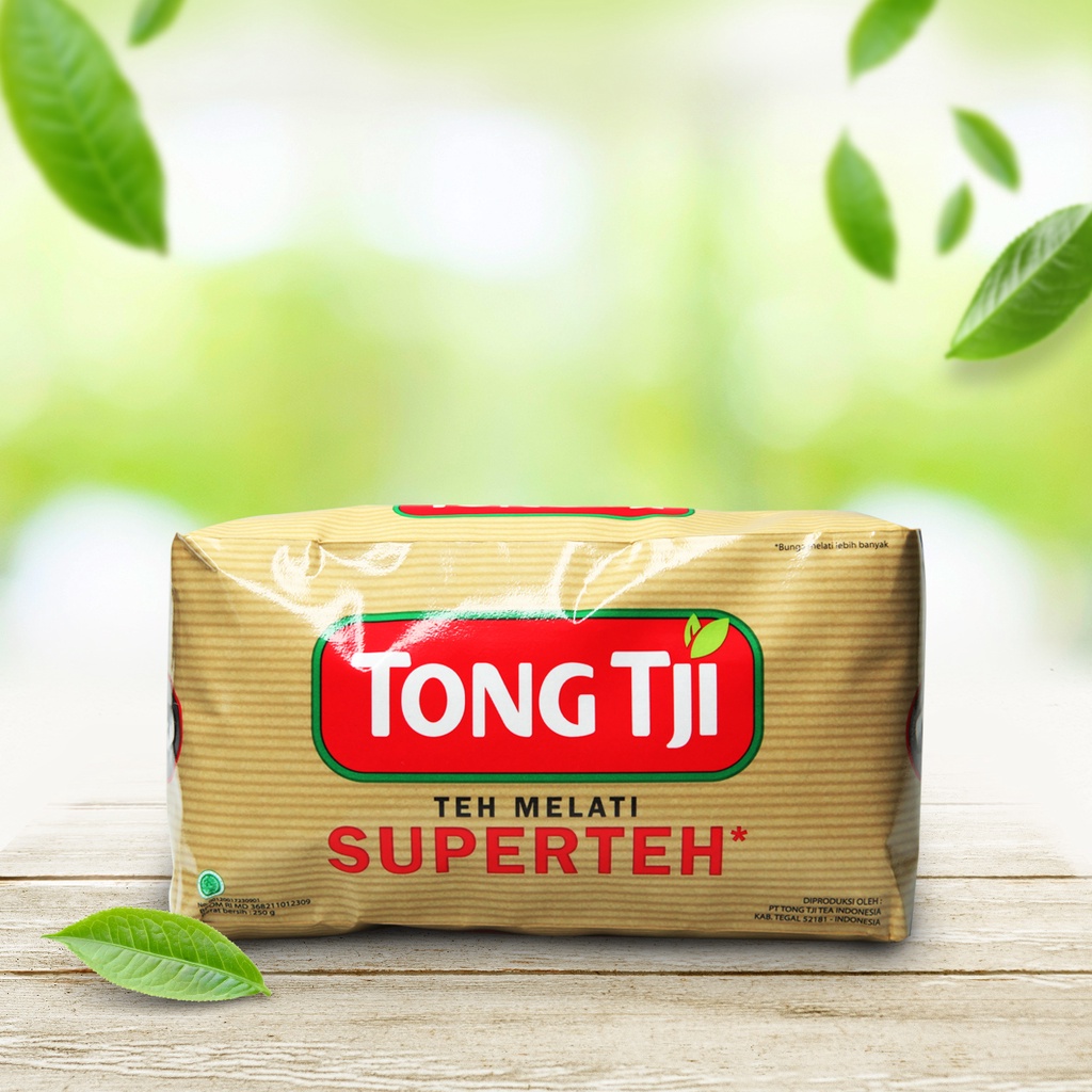 Tong Tji Super Jasmine Tea 250g, Teh Seduh per Bal isi 20 pack