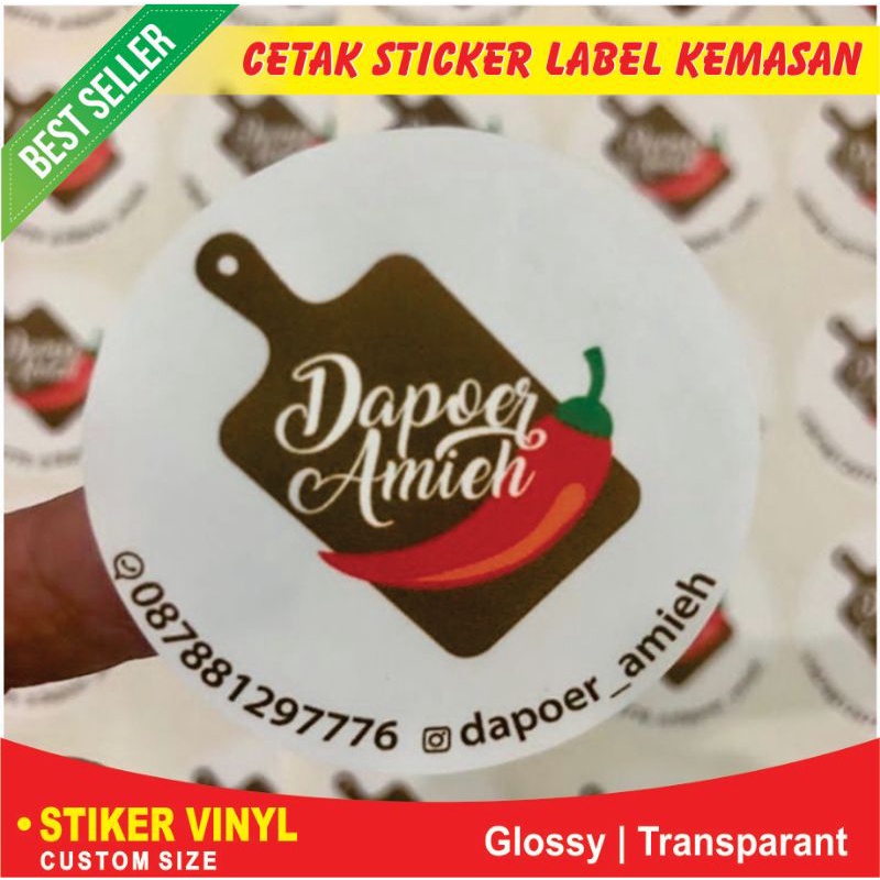 

Custom cetak stiker Label Kemasan / Merk Dagang