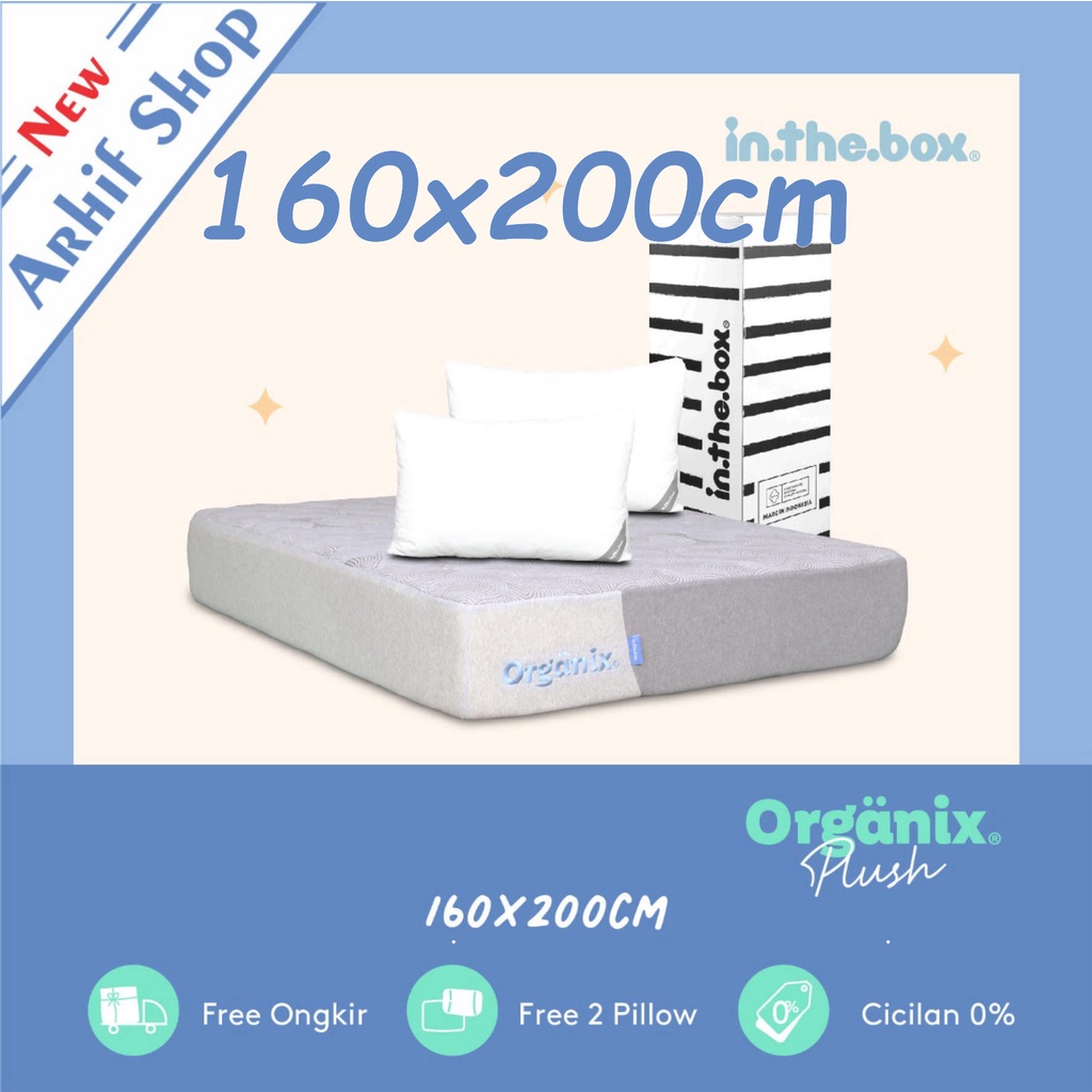 inthebox ORGANIX PLUSH 160x200x32 (Queen) Kasur Busa in the box