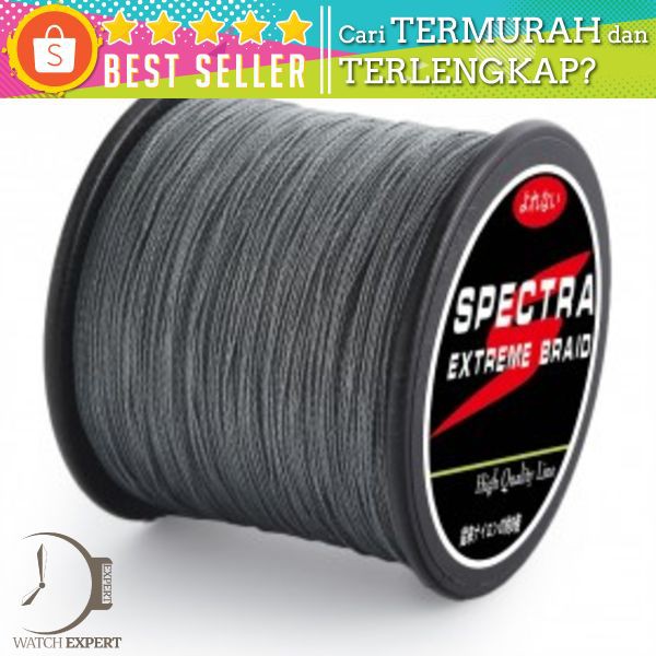 Senar Benang Tali Pancing Extreme Braid Line 0.4 500 Meter - Soloplay Spectra FM-PEL Abu