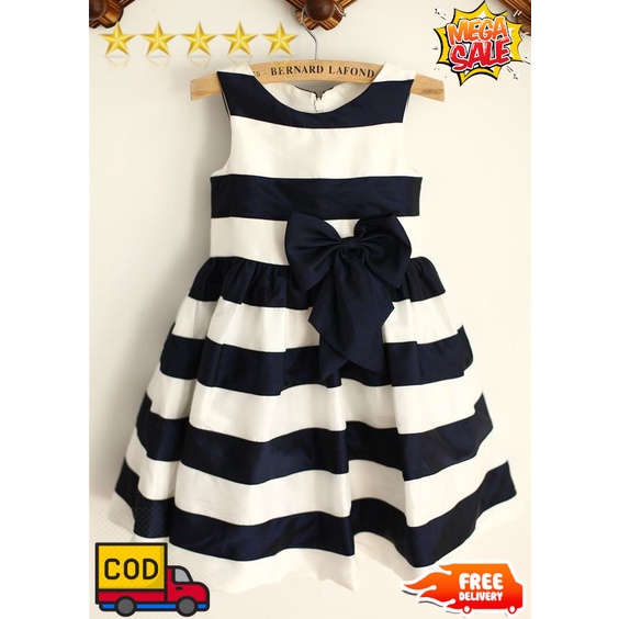 VISION ONLINE [GRATIS ONGKIR COD] DRESS SALUR ANAK PEREMPUAN PANJANG 1 TAHUN MURAH KEKINIAN/ BAJU DRESS ANAK BAYI VEWEK BALITA PEREMPUAN KOREAN STYLE KOREA TERBARU 2021 KAOS ADEM NYAMAN BAGUS KEREN PITA KASUAL BAJU PESTA