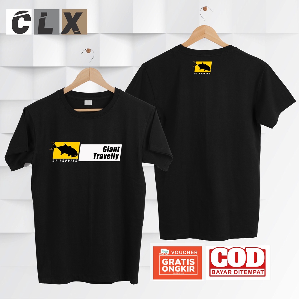 KAOS MANCING GT POPPING / BAJU POPPING / JERSEY POPPING / GIANT TRAVELLY