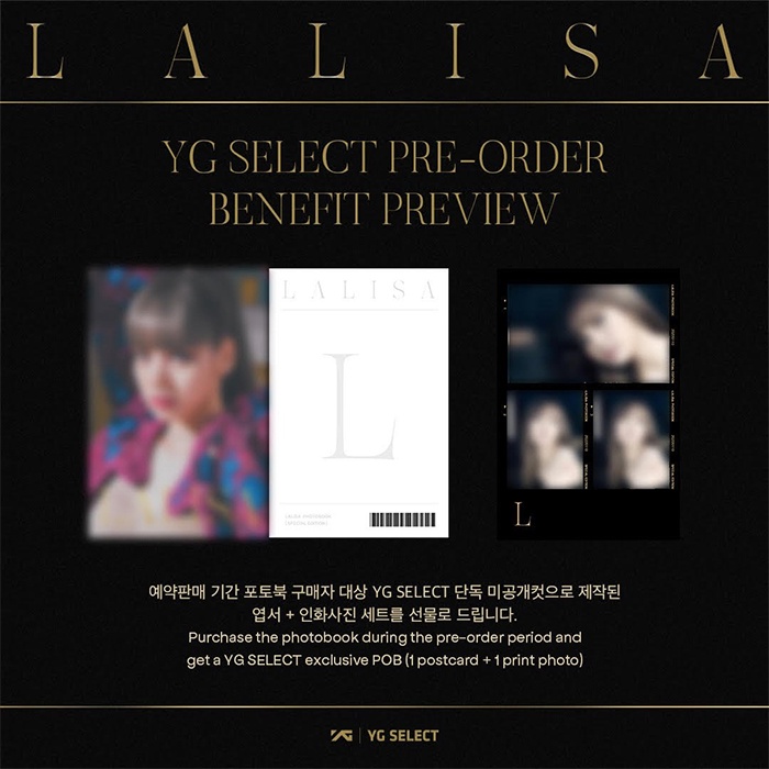 BLACKPINK LISA-LALISA-PHOTOBOOK Special Edition (+YG Benefit)