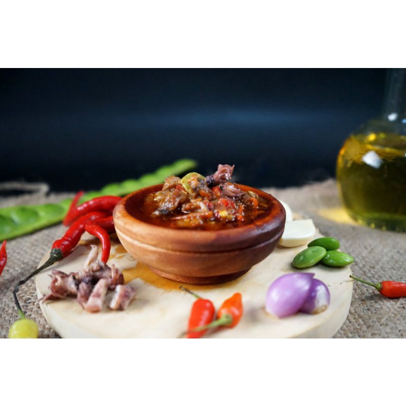 

sambal Baby cumi pete