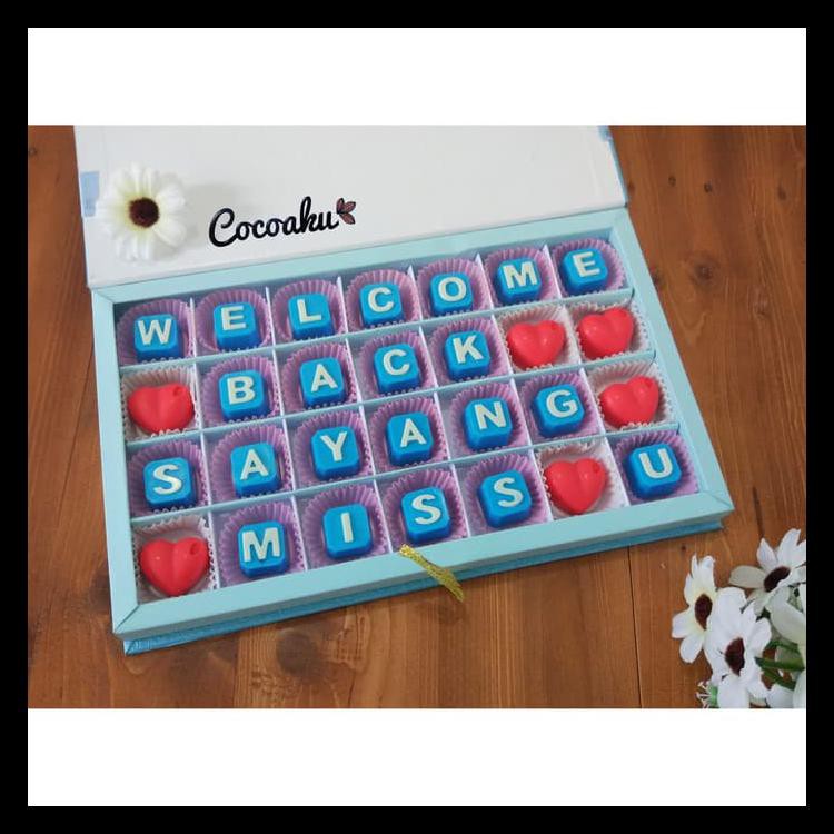 

COKLAT VALENTINE / COKELAT NAMA / KADO COKLAT (HARDCASE BOX 28 SEKAT) BERKUALITAS