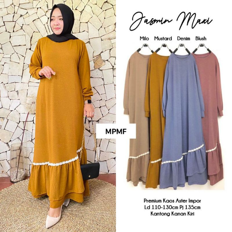 Jasmine gamis ori satine