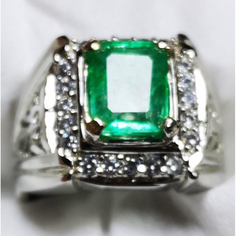 NATURAL EMERALD BERYL ZAMRUD COLOMBIA CLEAN OCTAGON+PERAK