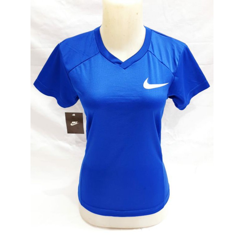 kaos senam baju olahraga cewek atasan fitnes kaos voli