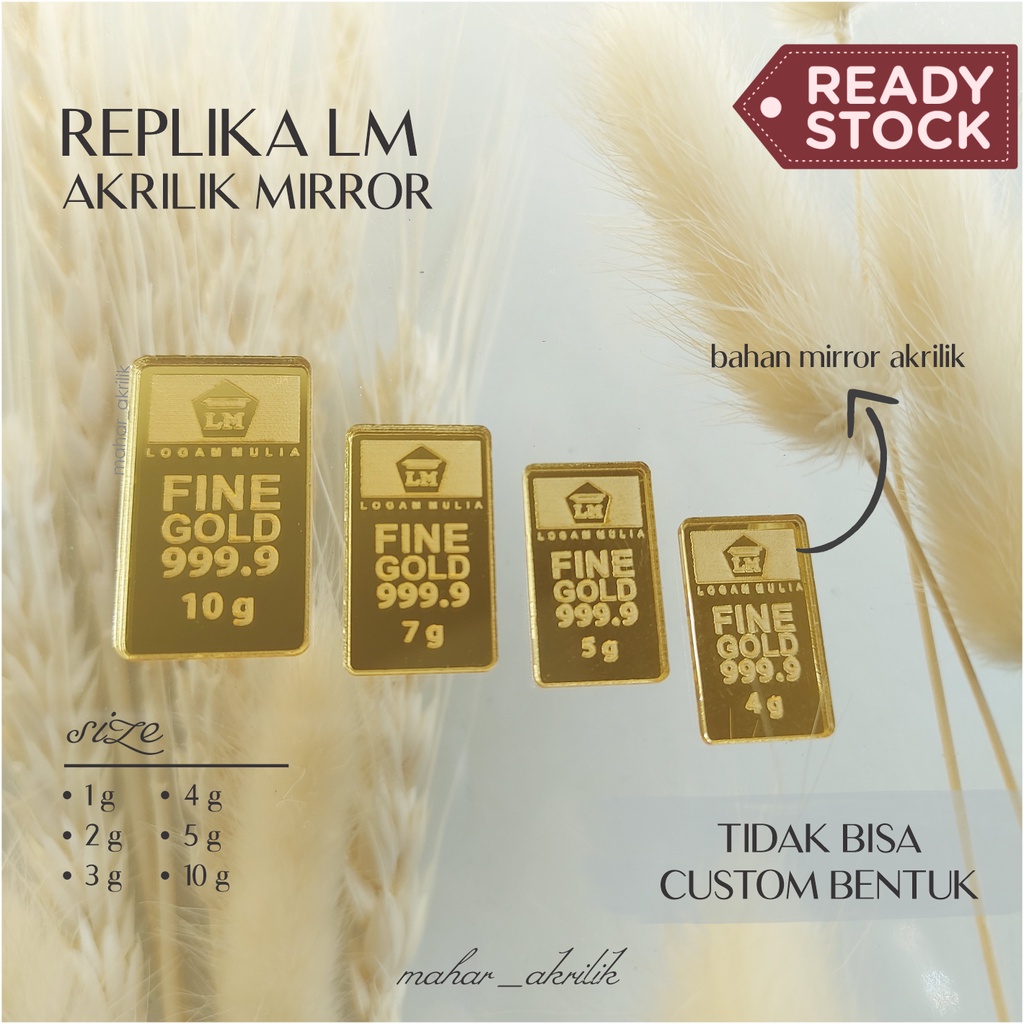 Replika Logam Mulia KUALITAS TERBAIK New Design | Gold | Replika Logam Mulia | Replika Emas