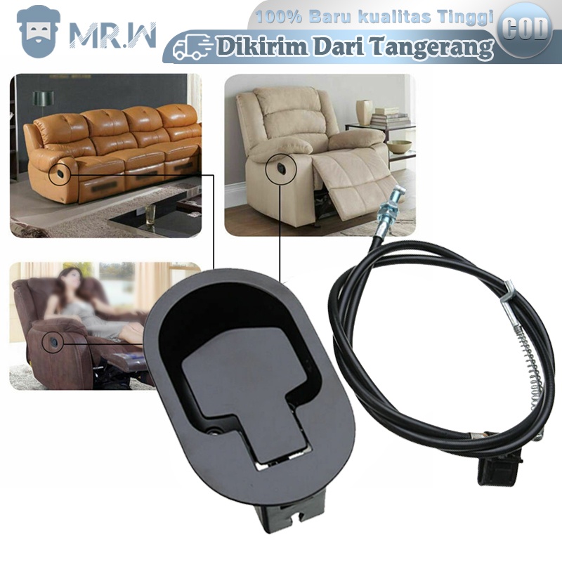 GAGANG RECLINER SOFA TUAS AKSESORIS 1SET/SOFA RECLINER RELEASE HANDLE PRESSURE BAR PULL CABLE