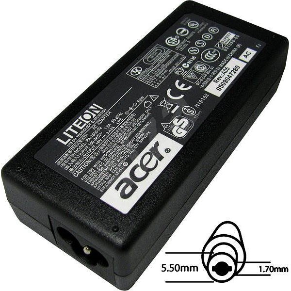 ACER Adaptor Charger laptop 19v-3.42A DC 5.5x1.7mm 4741 4741G 4750