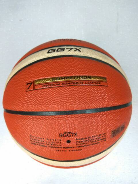 BOLA BASKET MOLTEN 7&quot; GG7X - BAHAN KULIT - FREE PENTIL - KUALITAS ORI