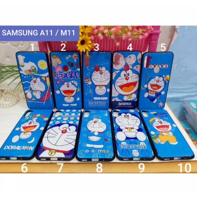 Softcase Doraemon Samsung A11/M11 Casing Case Silikon Fuze Full Cute