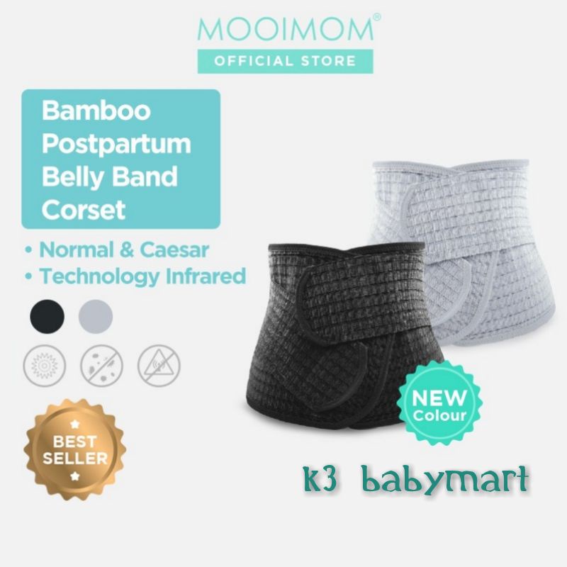 Korset Bambu Pasca Melahirkan Mooimom Bamboo Postpartum Belly Band korset pelangsing hadiah lahiran