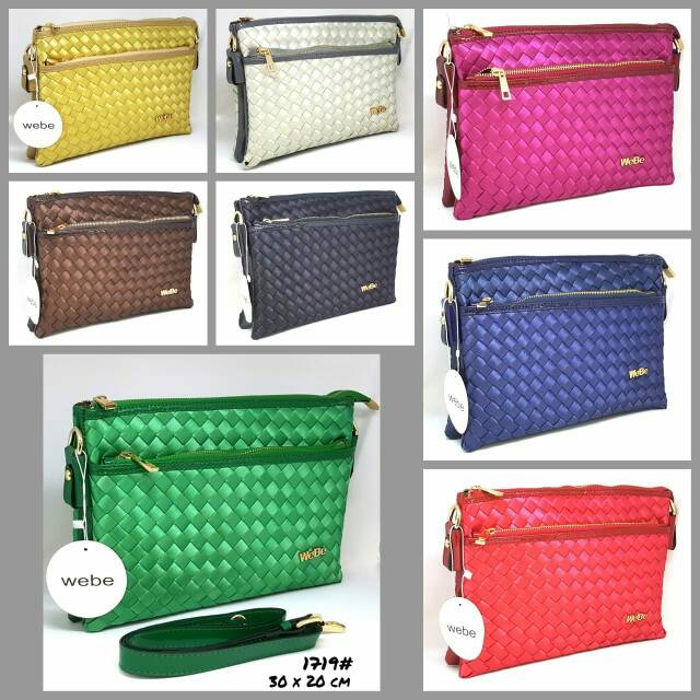 TAS WANITA WEBE/TAS SLEMPANG ANYAM WEBE