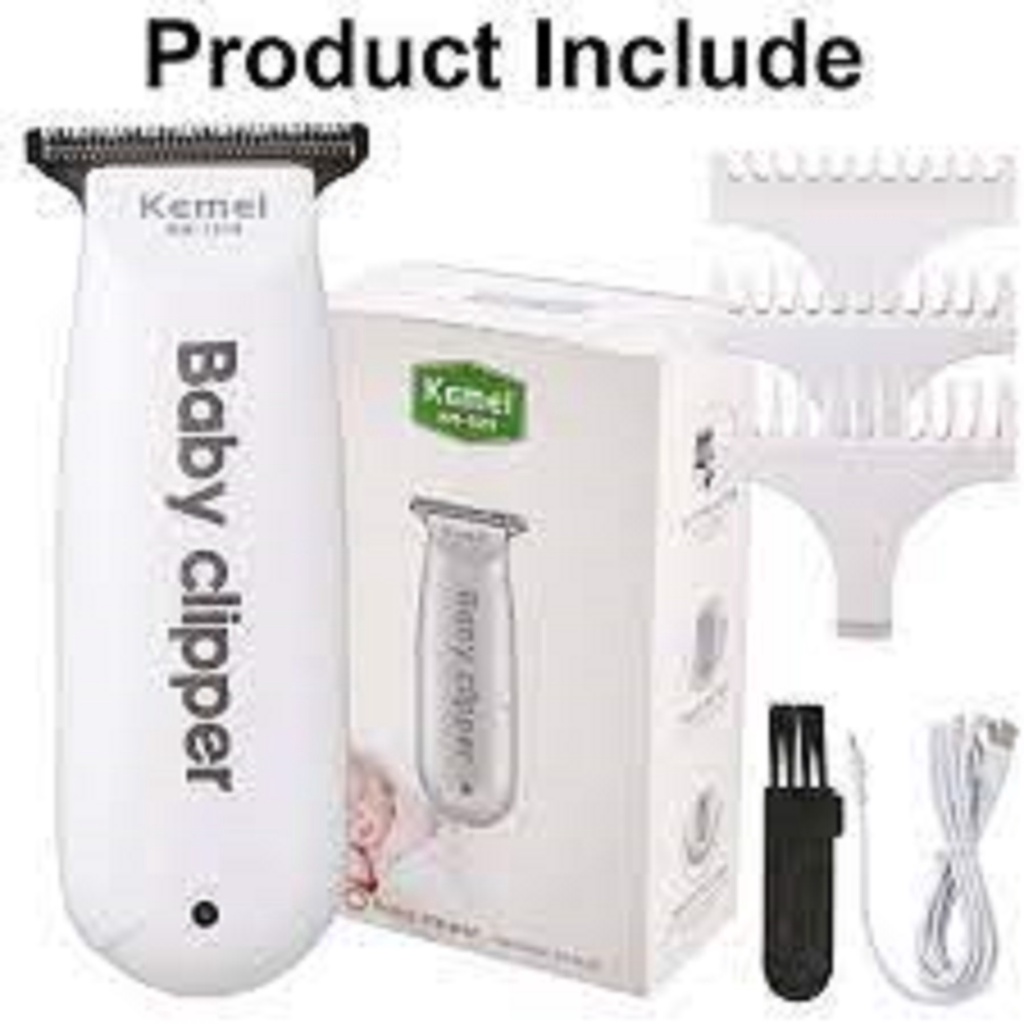 Kemei km 1319 Alat Cukur Rambut Bayi Elektrik Baby Shaver Trimmer