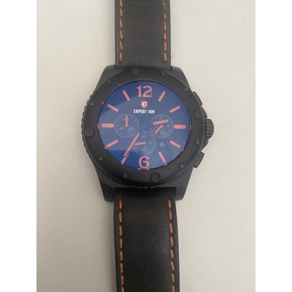 Jam Tangan Pria Expedition EXP 6400 BLACK ORIGINAL