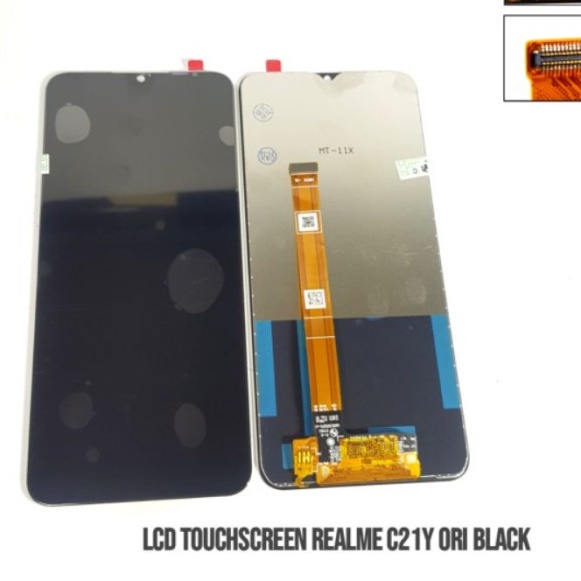LCD TOUCHSCREEN REALME  C21Y/C25Y ORI  BLACK