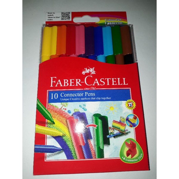 

Connector Pen / Spidol Faber Castell 10 colours