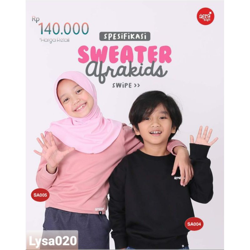 Sweater by Afrakids SA004 dan SA005