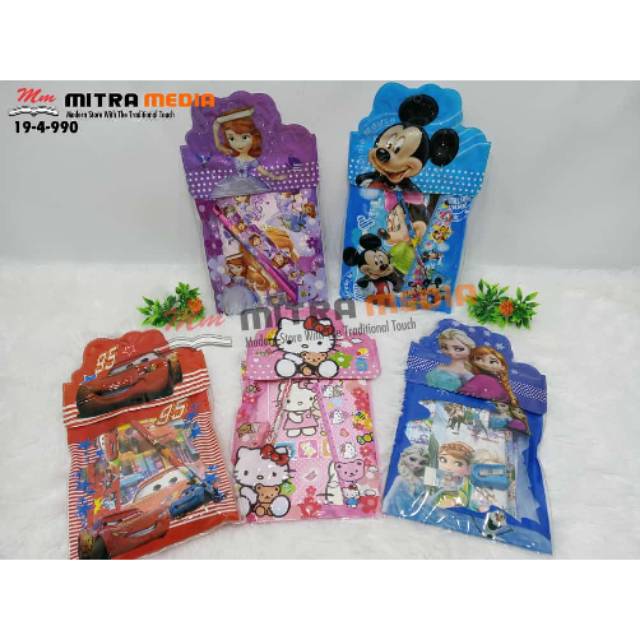 

STUDY SET ANAK KARAKTER MICKEY CAR FROZEN PRINCESS HELLO KITTY 6699 A