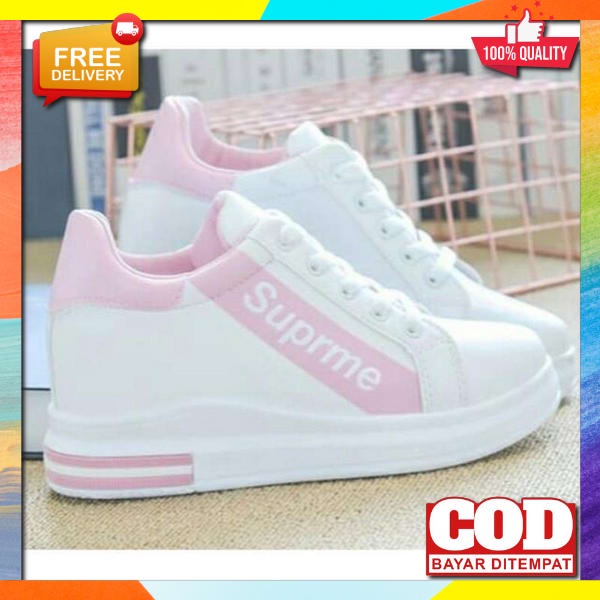 Sepatu Casual Wanita Kanvas Model Sepatu Korean Terbaru Sepatu Import Wanita Original Sneakers Impor