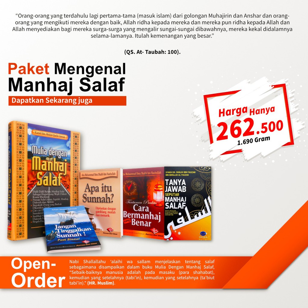 [5 Buku] Mulia Dengan Manhaj Salaf Mengenal Manhaj Salaf Ustadz Yazid