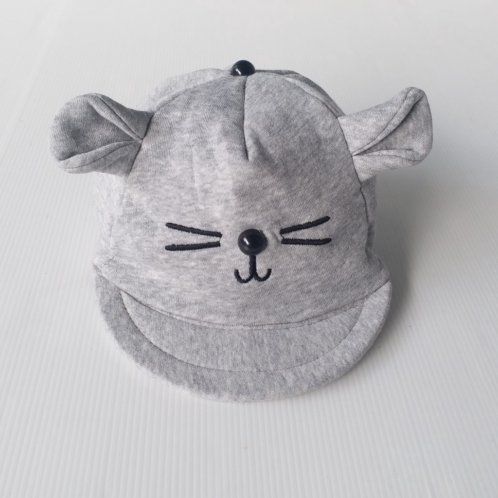 LittleAaron TOPI MEOW CATS Topi Anak Lucu Model Apollo Usia 0 Sampai 1 Tahun Kualitas Terbaik PART2