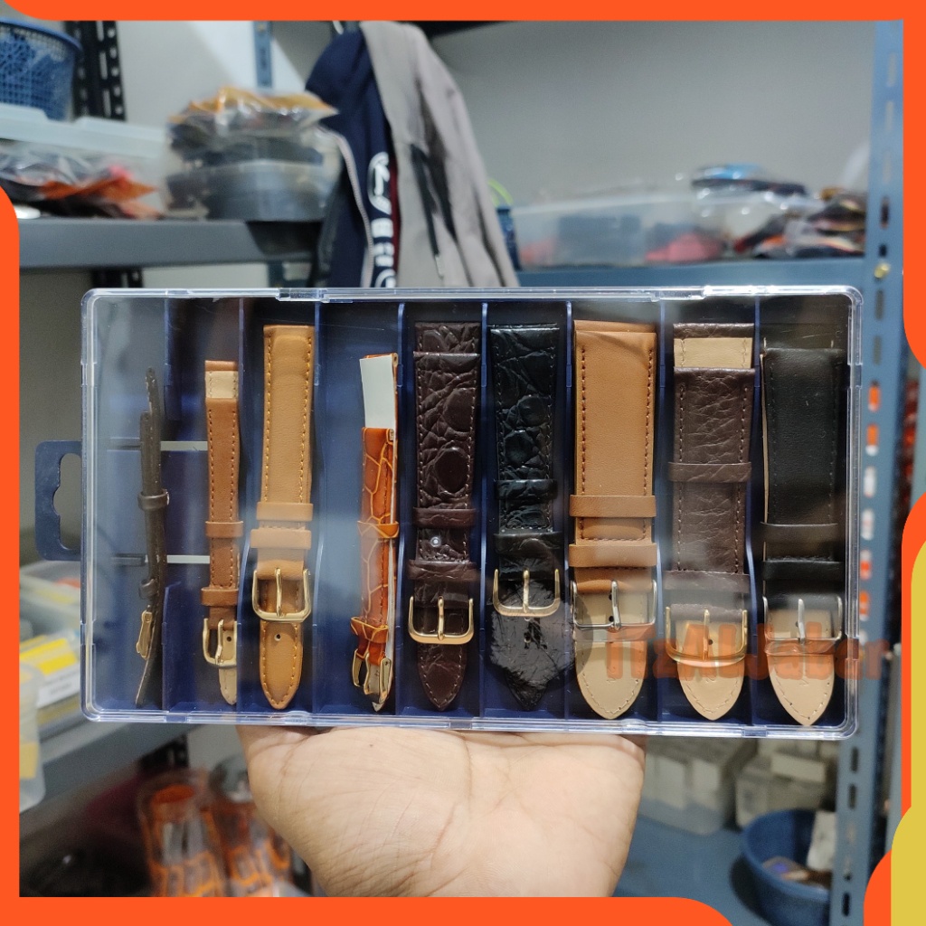 kotak tali jam tangan Box koleksi strap tali jam tangan 9 slot