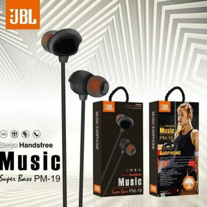 Hf / Headset / Heandfree JBL PM-19 Music Super Bass