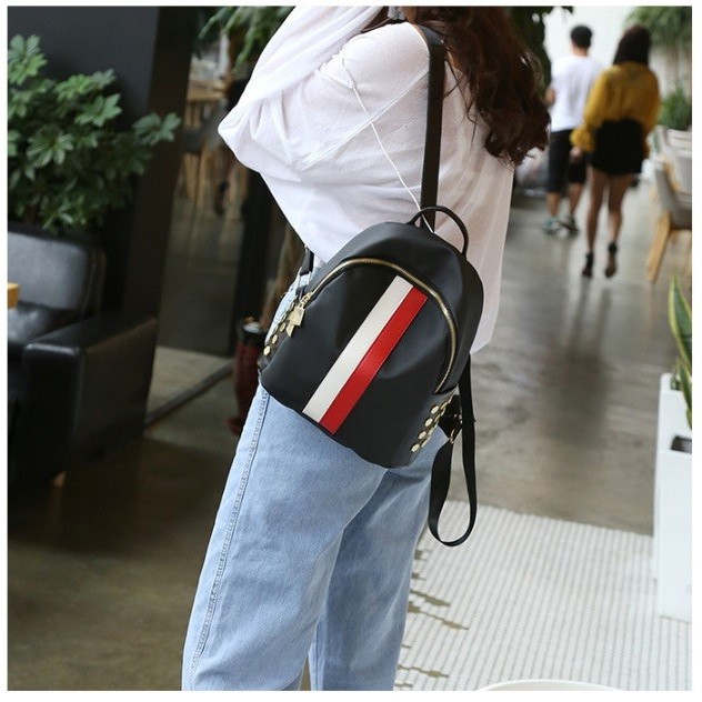 Backpack Tas Ransel CEWEK model gucci - Tas Punggung nilon wanita - RCYC590