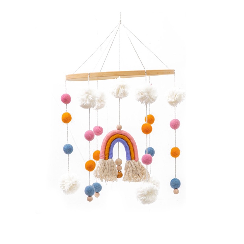 Mary Mainan Gantung Bahan Kayu Untuk Tempat Tidur Bayi