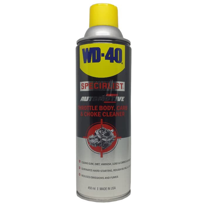 Wd 40 specialist throttle body carb and choke cleaner 450ML