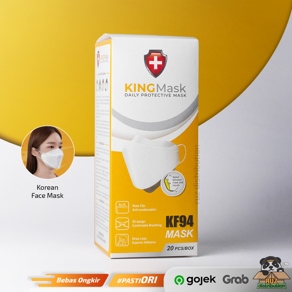 King Mask KF94 / KingMask / KF 94 / Masker Korea / Original