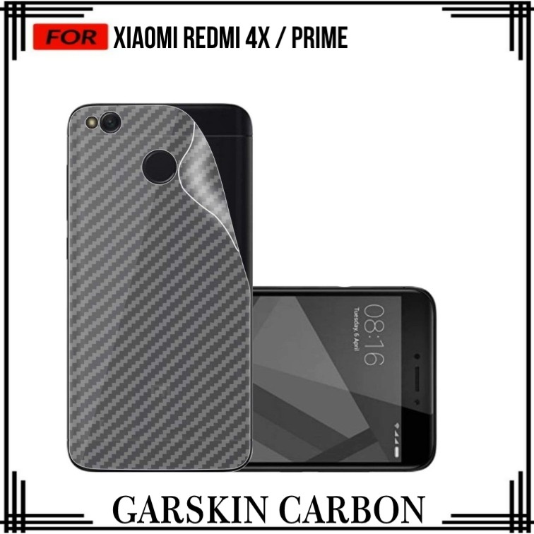 PROMO GARSKIN XIAOMI REDMI 4X /PRIME ANTI GORES BELAKANG HANDPHONE ANTI LENGKET BEKAS LEM