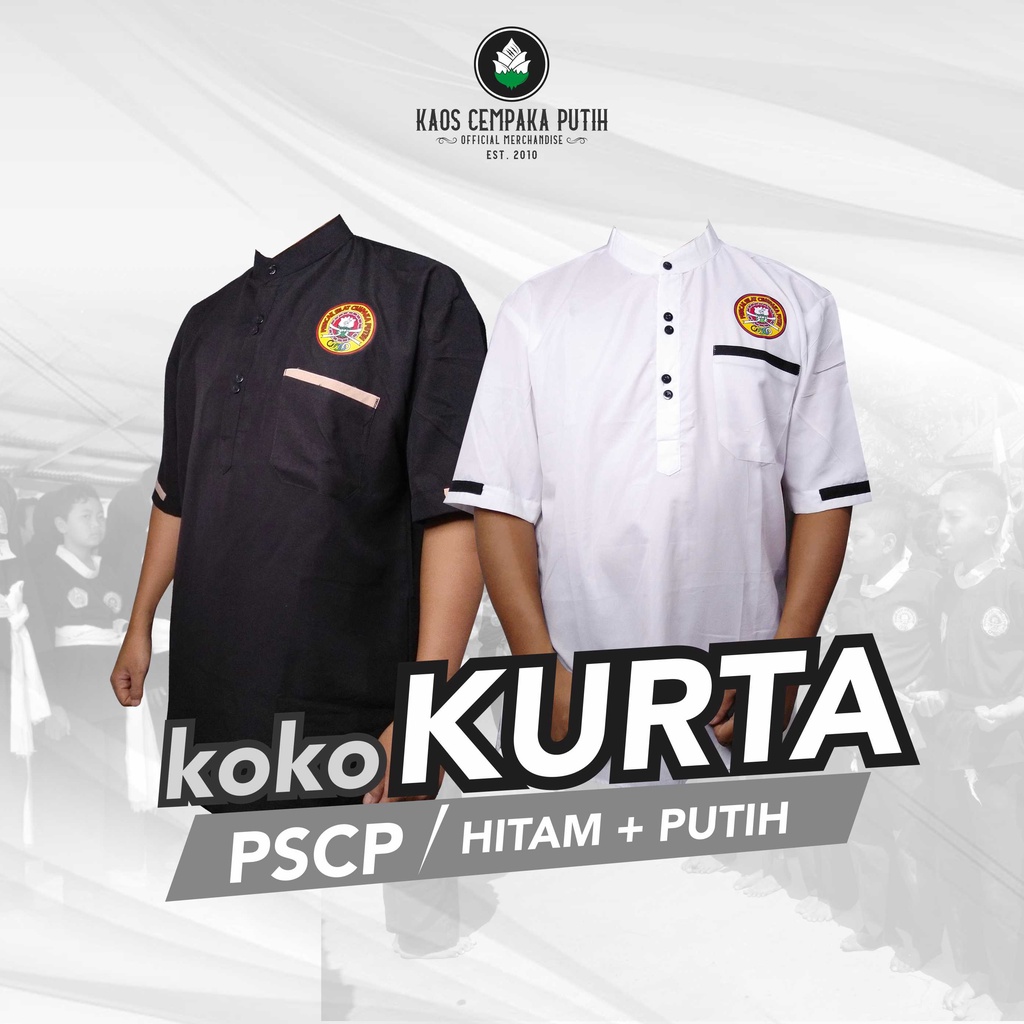 baju koko kurta khusus warga PSCP - lengan pendek