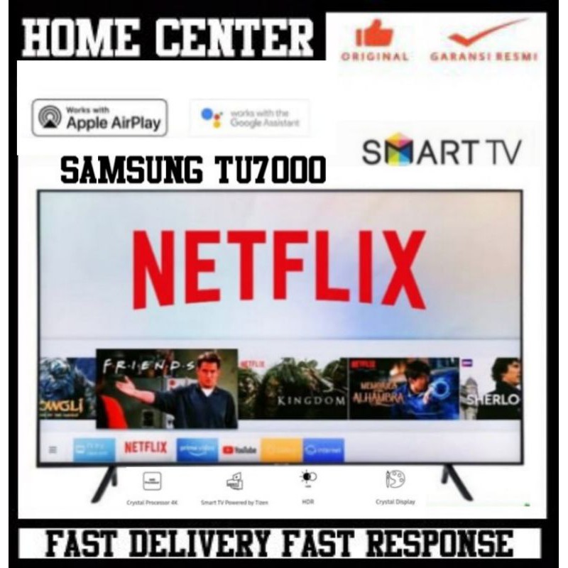 SAMSUNG LED TV 65TU7000 SMART TV LED 65 INCH CRYSTAL UHD UA65TU7000