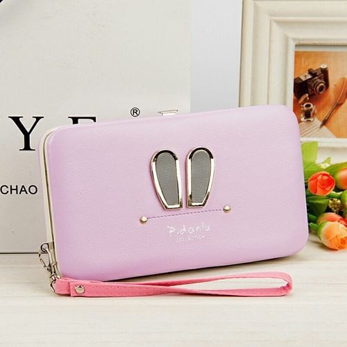 BJ21319 - BLACK/GRAY/PINK/ROSE/VIOLET - DOMPET IMPORT TERMURAH JAKARTA JTF1319