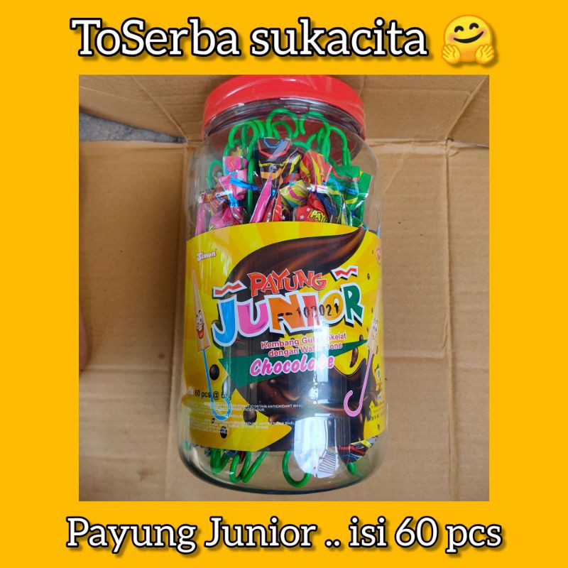 

PAYUNG JUNIOR . ( isi 60 pcs )