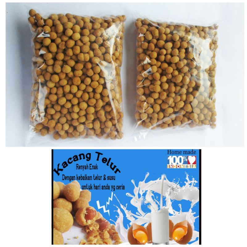 

KACANG TELUR PREMIUM MANIS RENYAH 500gr/ RASA SUSU MENTEGA/CEMILAN/SNACK/ KACANG BB/KACANG NIKMAT/