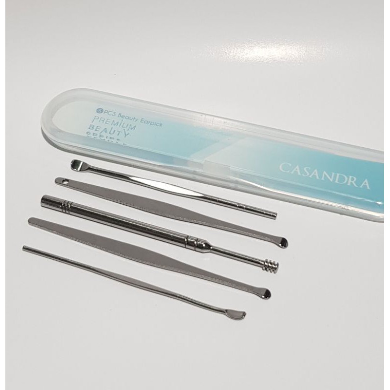 Ear Scoop / Alat Pembersih Telinga 5 Pcs