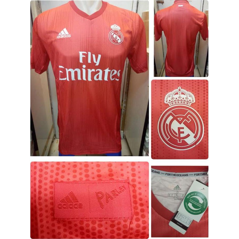 Diskon Merah Jersey Real Madrid Third Gradeori 2018 2019 Terbaru