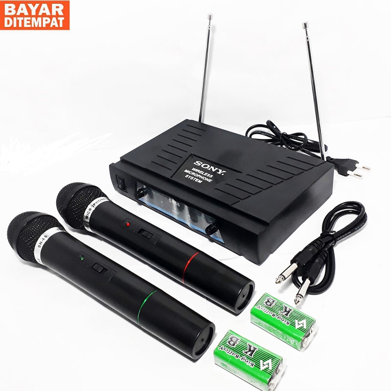 Microphone Wireless Sony Sn-66 Mic Karaoke tanpa kabel