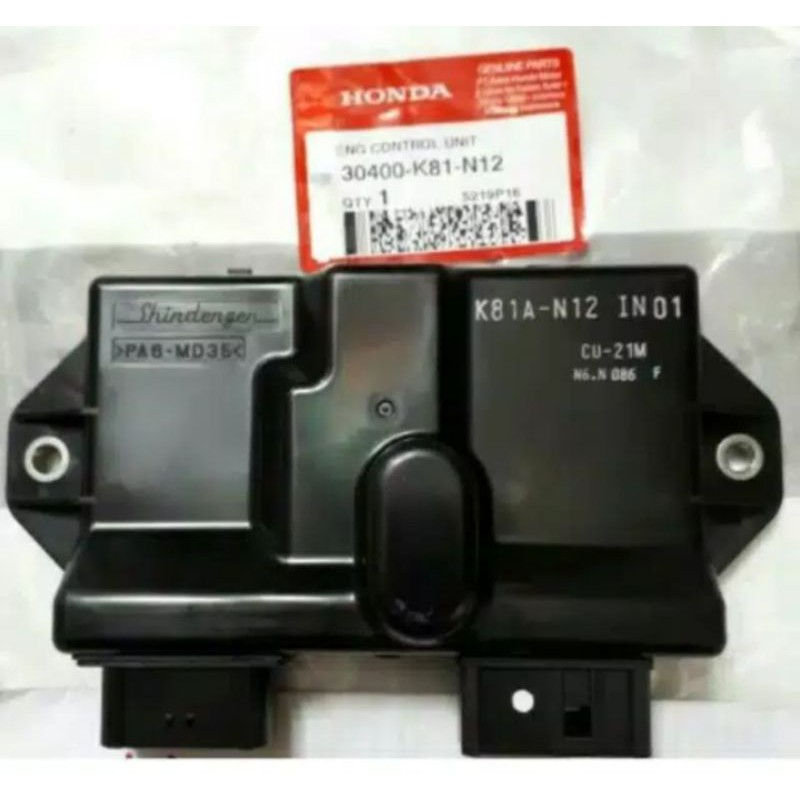 30400-K81-N12 HGP 100% ECM ECU Cdi Beat Eco Street K81 ISS Idling Stop  30400K81N12