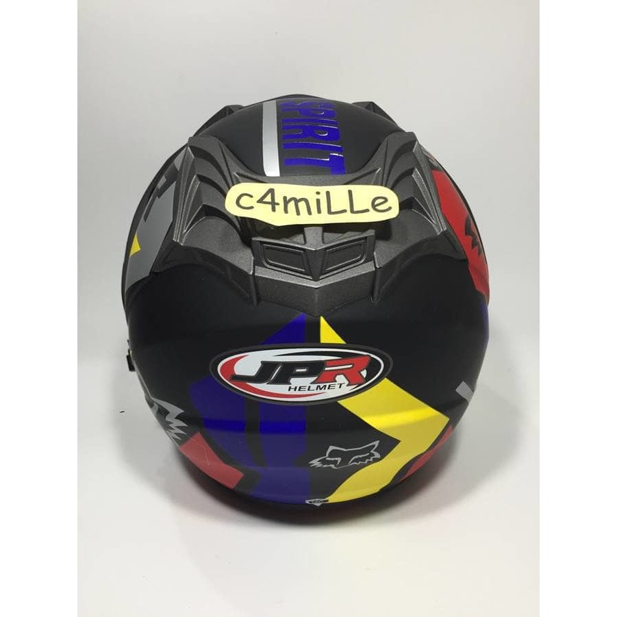 Untuk Anda HELM JPR FOX BLACK DOFF SILVER DOUBLE VISOR SUPERMOTO SEMI CROSS TRAIL