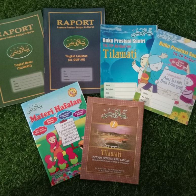 ㅗ BUKU PRESTASI SANTRI TK-TP AL-QUR'AN - Materi Hafalan - Laporan Prestasi/Raport Belajar AL-QUR'AN 