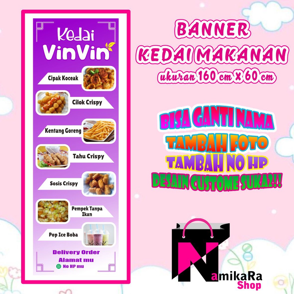 Contoh Desain Spanduk Warung Makan Background Banner Makanan Sexiz Pix