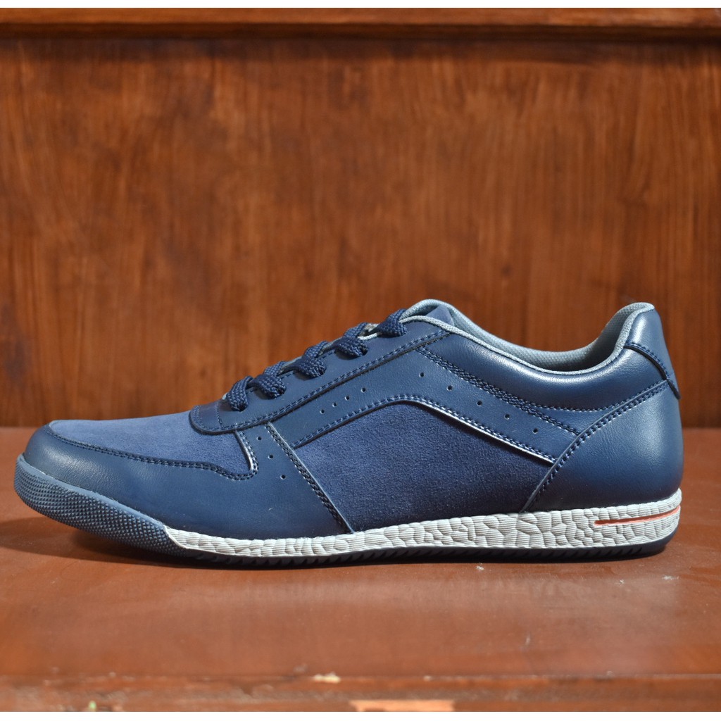 HAZE NAVY |FORIND x Volve| Sepatu Casual Sneakers Running Boost Ori Pria Cowok Lokal Footwear Lari