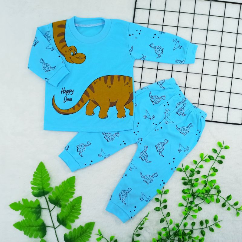 [Ss-8031] Paket Piyama Bayi 3Set Size 0-6bulan, Pakaian Bayi, Piyama Bayi, Baju Tidur Anak