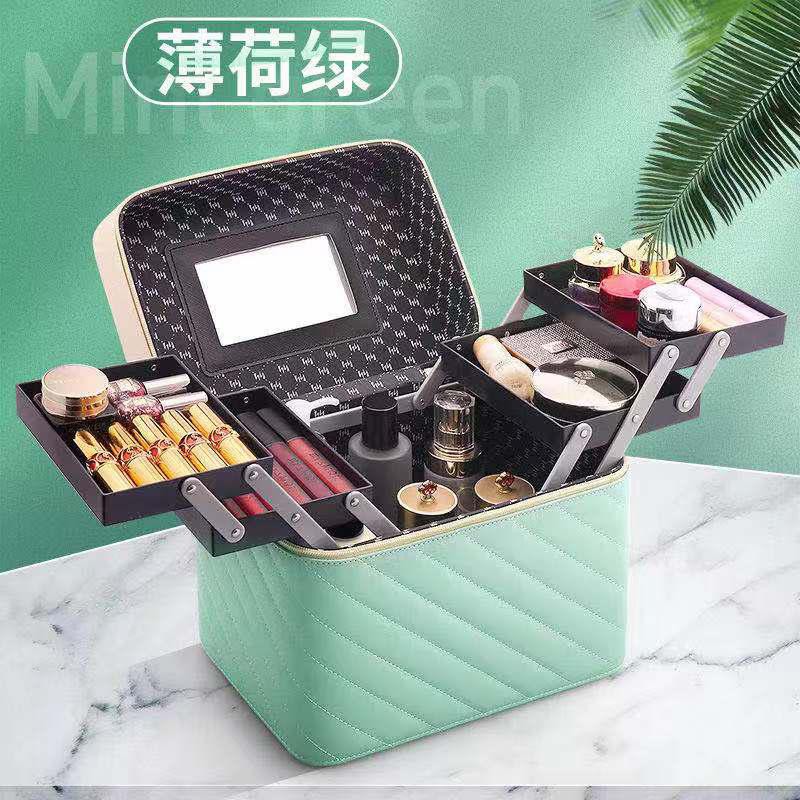 Promo Beauty Case /Box Kosmetik /Make Up Box 2TK /Kotak Kosmetik /Tempat Penyimpanan B2315